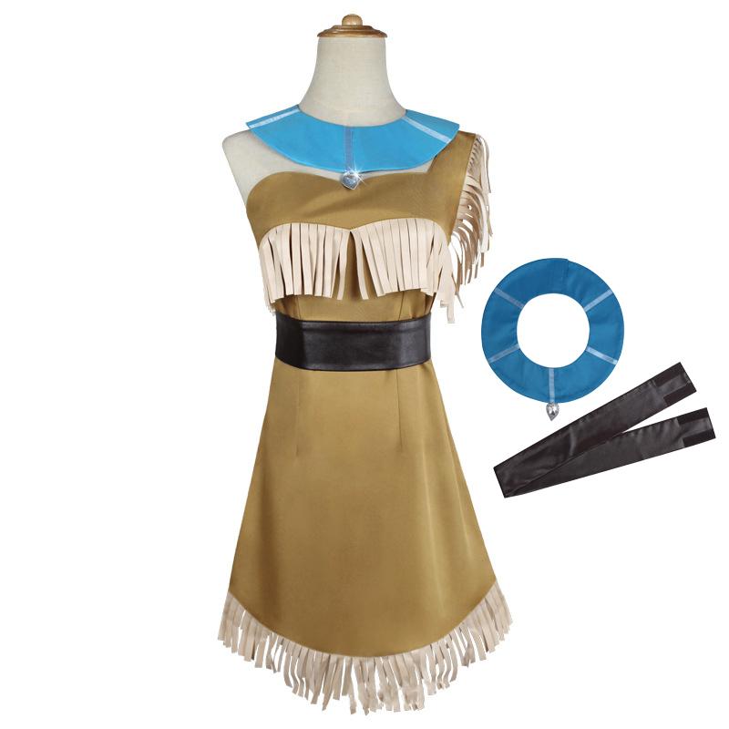 Pocahontas Pocahontas cosplay costume, Indian costume, princess performance costume, cosplay costume in stock S