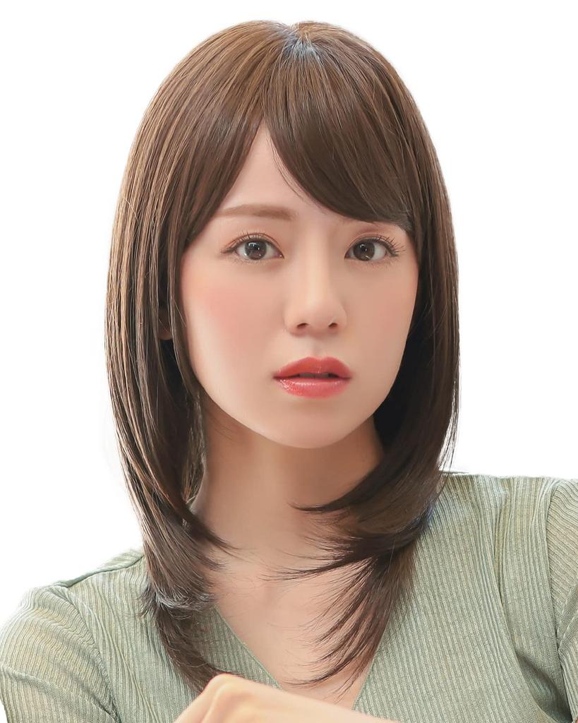 medical room full free Ginger Brown rm005GBR [AQUADOLL] Wig, use, cap, medium, wig, wig, women's wig, size, GBR.