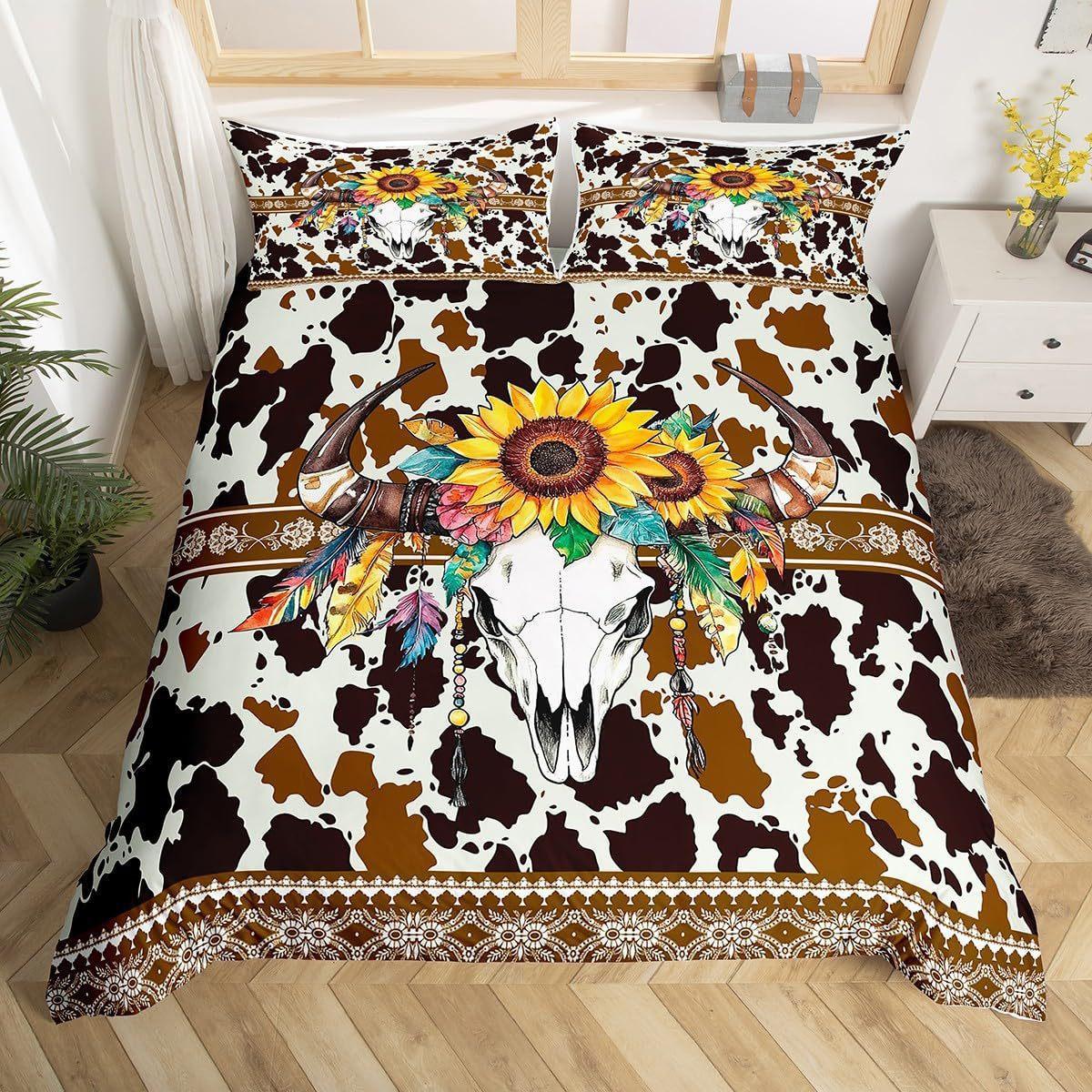 Wild Animal Down Comforter Set Bedding Set 3-piece Cover Set 135*200cm