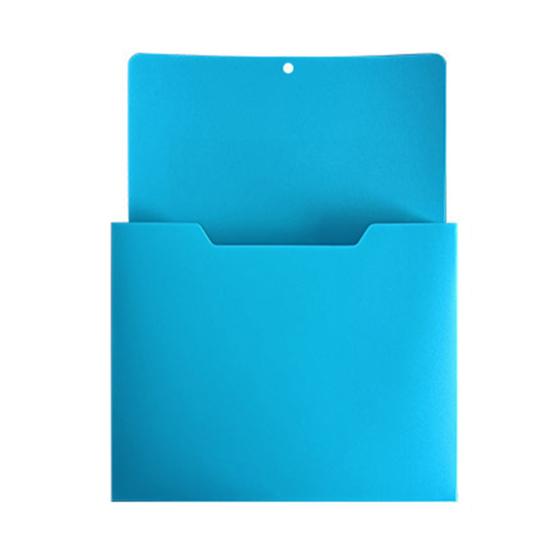 Plastic Document Pocket File Holder with Large Magnetic Back, Wall Hanging Folder for Whiteboard Organizer, A4 Paper Organizer Case Refrigerator
