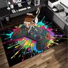 Neon Gaming Controller Office Rug Chair Mat, Game Carpet, Suitable for Front Door, Bedroom, Living Room, Desk, Holiday Gift