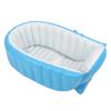 Inflatable Baby Bathtub with Air Pump Anti Leakage Ergonomic Backrest Folding Toddler Bath Tub