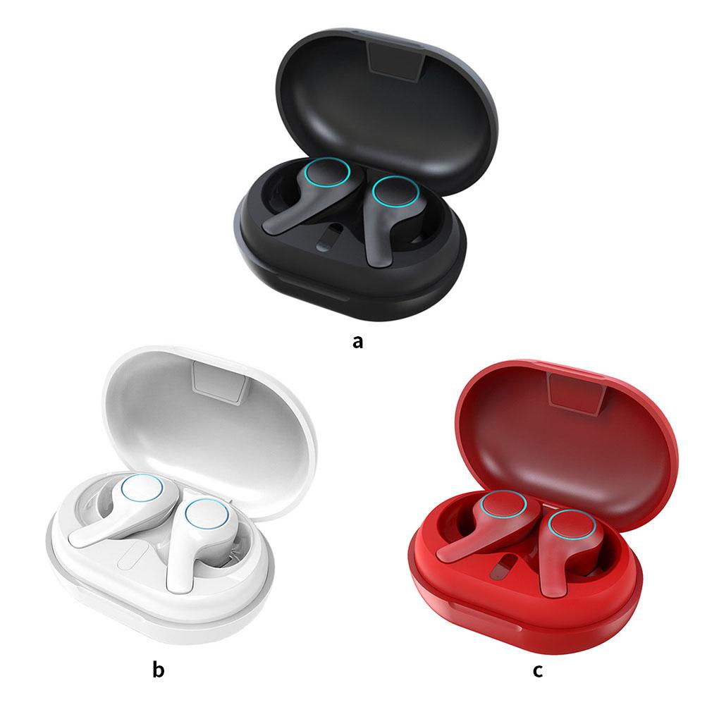 Wireless Earphone 5\.0 with Mic Long Standby Headset Control Wireless Headphone with Charging Case