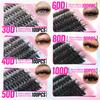 570 Tufts Of D-Curve Single Tufts Of False Eyelashes 10-18Mmdiy Segmented Grafting To Extend Natural Dense Hair