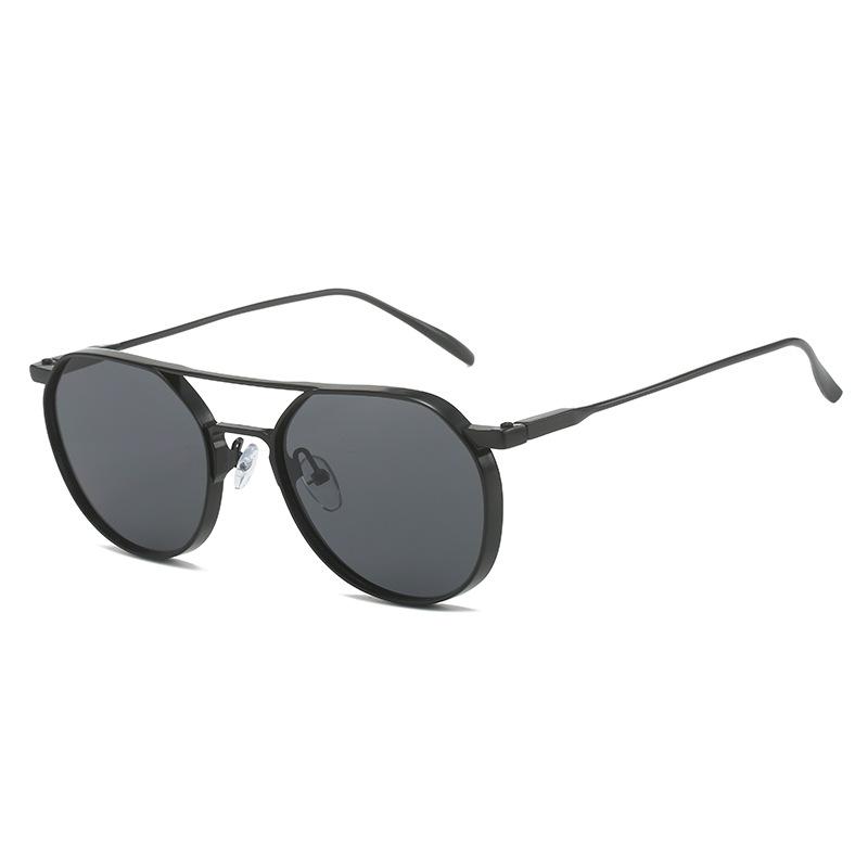 Luxury Designer Color Changing Sunglasses Men Sunglasses Driving Fishing Glasses Female Oval Metal Frame Sun Eyewear