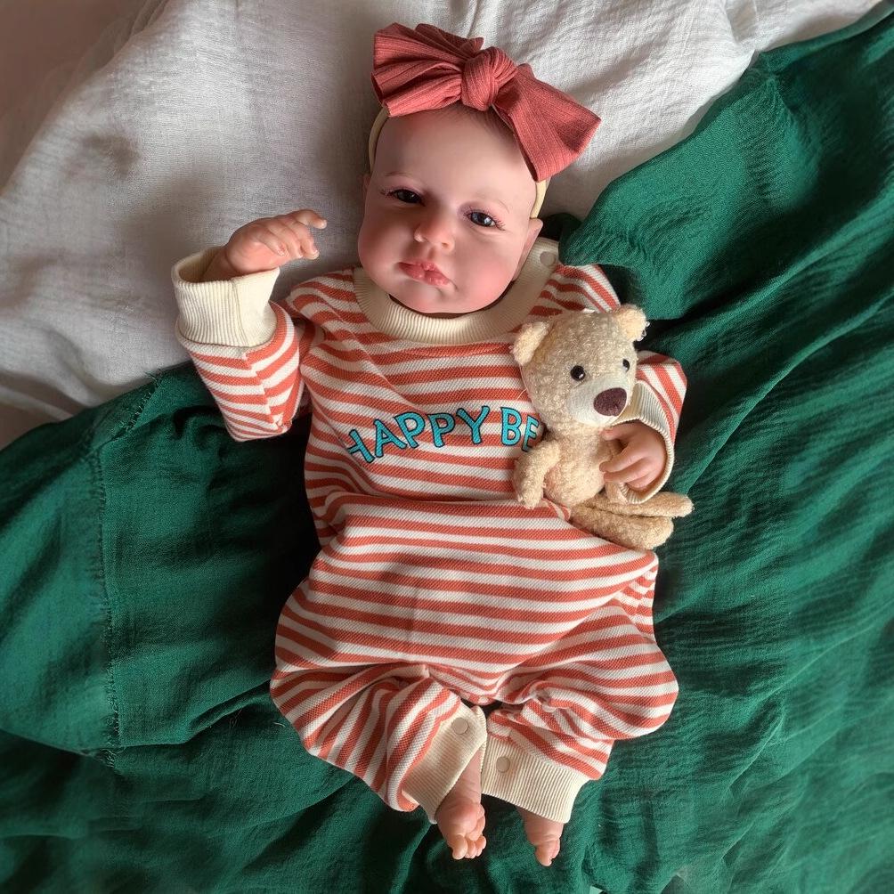 49cm Realistic Reborn Baby Doll Loulou - Adorable Collectible