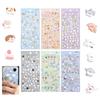 Aninako 6-Piece Mini Pukupuku 3D Bubble Sticker Set, 3D Cute Bubble Stickers, Quality and Exquisite Pukupuku 3D Stickers for Decoration, DIY, Kids,