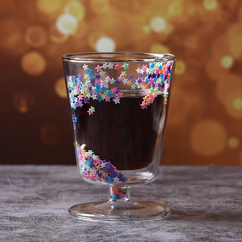 Starry Sky Double-Wall Glass Tumbler