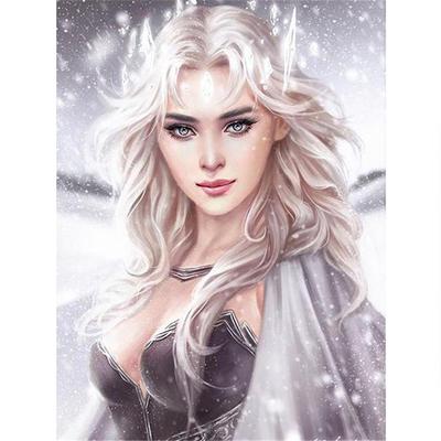 Full 5D Diy Diamond Painting Cartoon Pretty Girl Mosaic Embroidery Cross Stitch Home Decor Handmade
