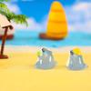 Micro Landscape Ornament Mini Shark Shape Figures Cute Collectibles Resin Fish Tank Landscaping Keychain DIY Accessories