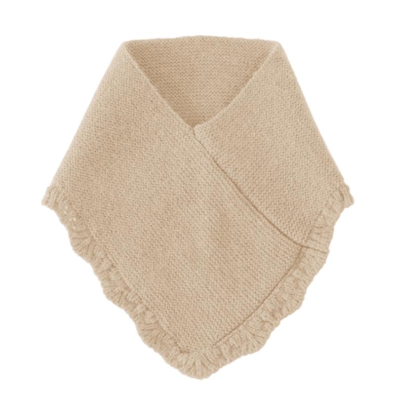 Schal Halstuch Für Damen Winter Falscher Kragen Schals für Damen Nackenwärmer Damen Herren Rollkragen Schal Gestrickt