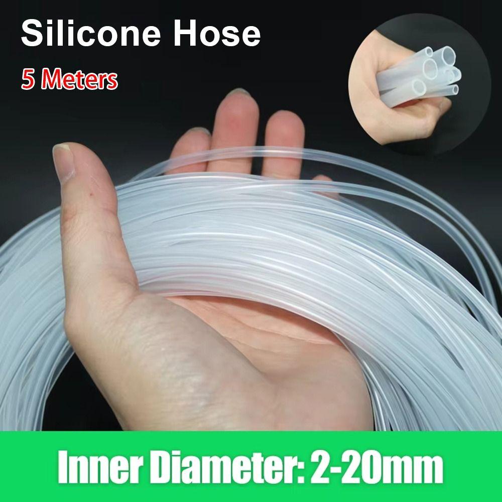 1Pcs 5 Meters Clear Transparent Pipe Silicone Tube  for Faucet Aquarium Garden Tube
