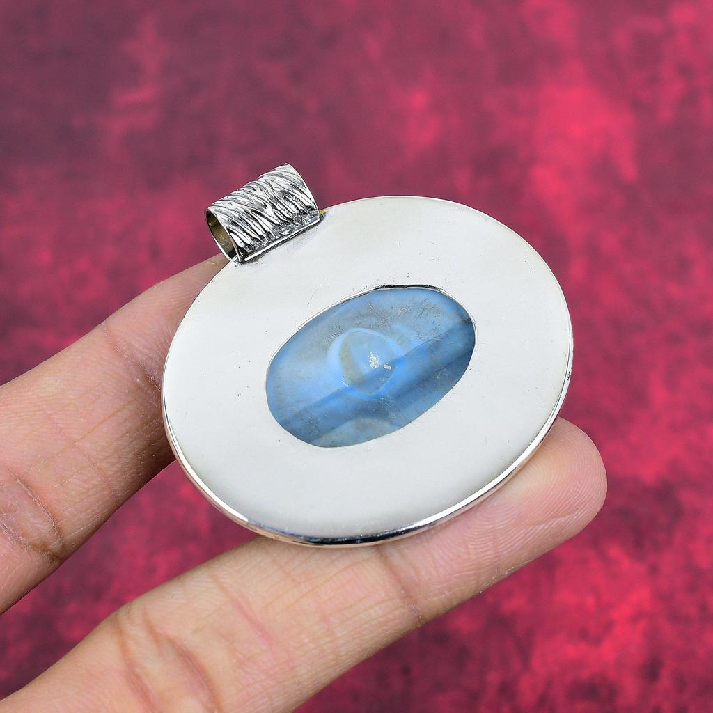 Owyhee Opal Pendant, 925 Solid Sterling Silver Jewelry, Gemstone Pendant, Gift For Her Handmade Dainty Jewelry