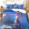 New Game Wizard Bedding Set Cartoon Anime three-piece Set Adult Kid Bedroom Duvetcover Sets 3D Kawaii Wizard Camas