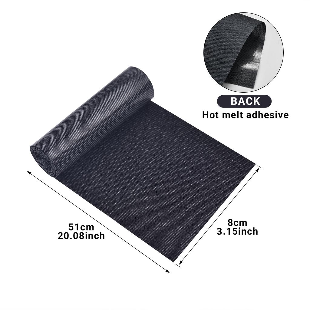 8X51cm Vintage Cotton Blue Denim Fabric For DIY Dolls Clothing Jeans Bag Cap Apron Crafts Manual Repair Repair Patches Mending