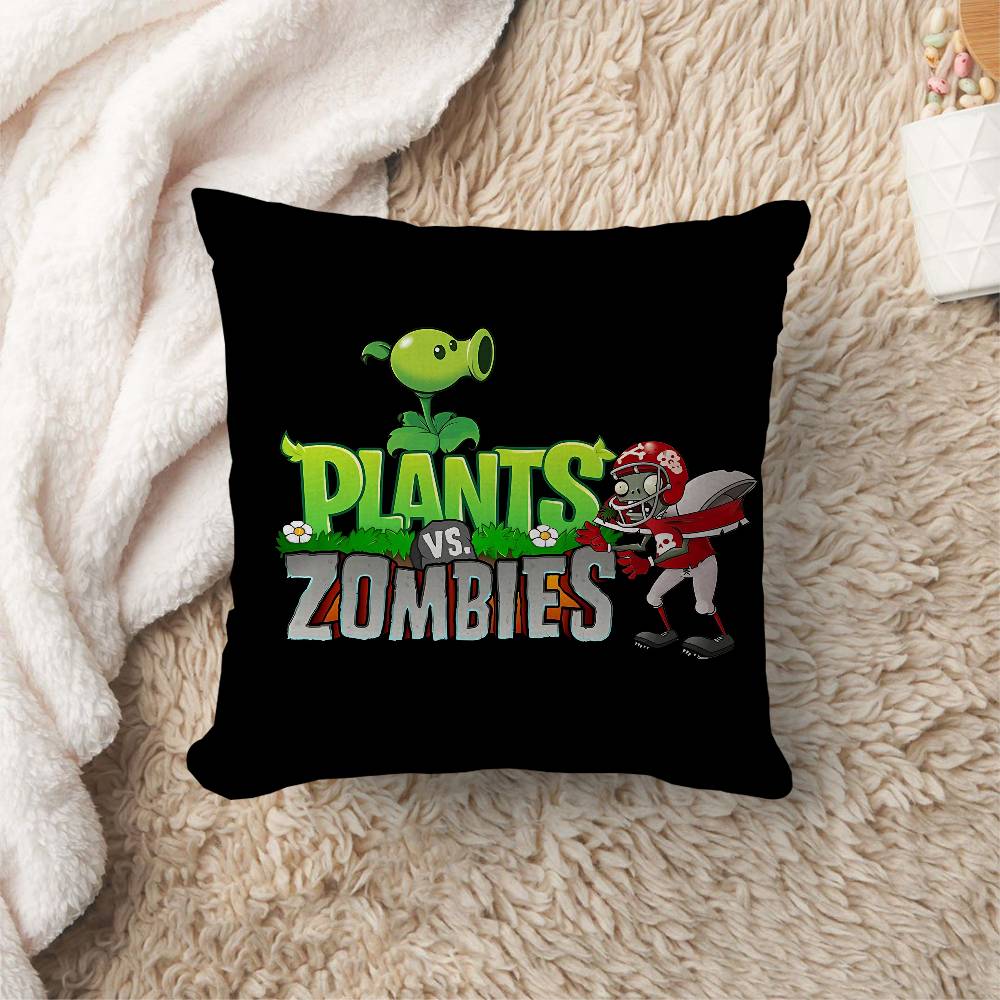 Classic Game P-Plants Vs Z-Zombies Personalized Pillow Cover Kids Bedroom Wild Party Decor Pillowcase Kid Birthday Shower Gift