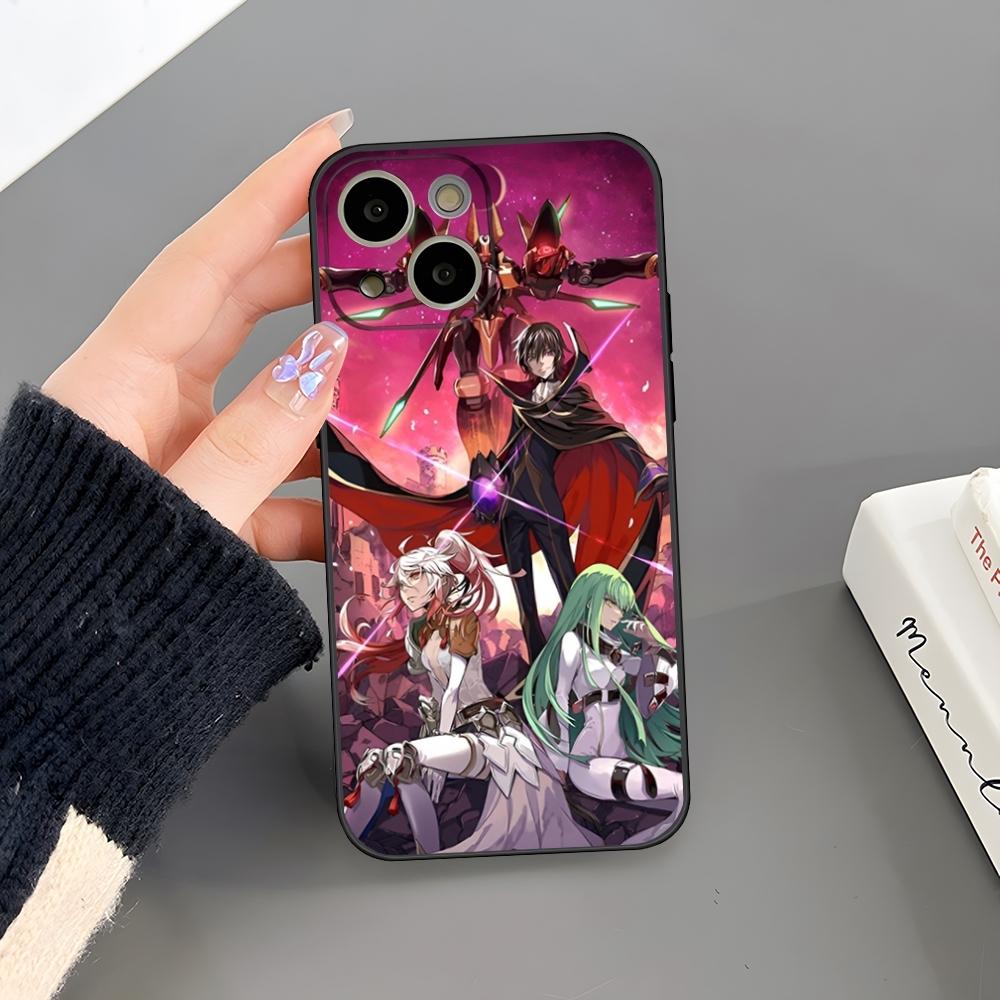 Code Geass Phone Case For Iphone 16 Plus 15 14 Pro Max 13 Mini 11 12 Xr X Xs 6 7 8 SE Plus Back Cover