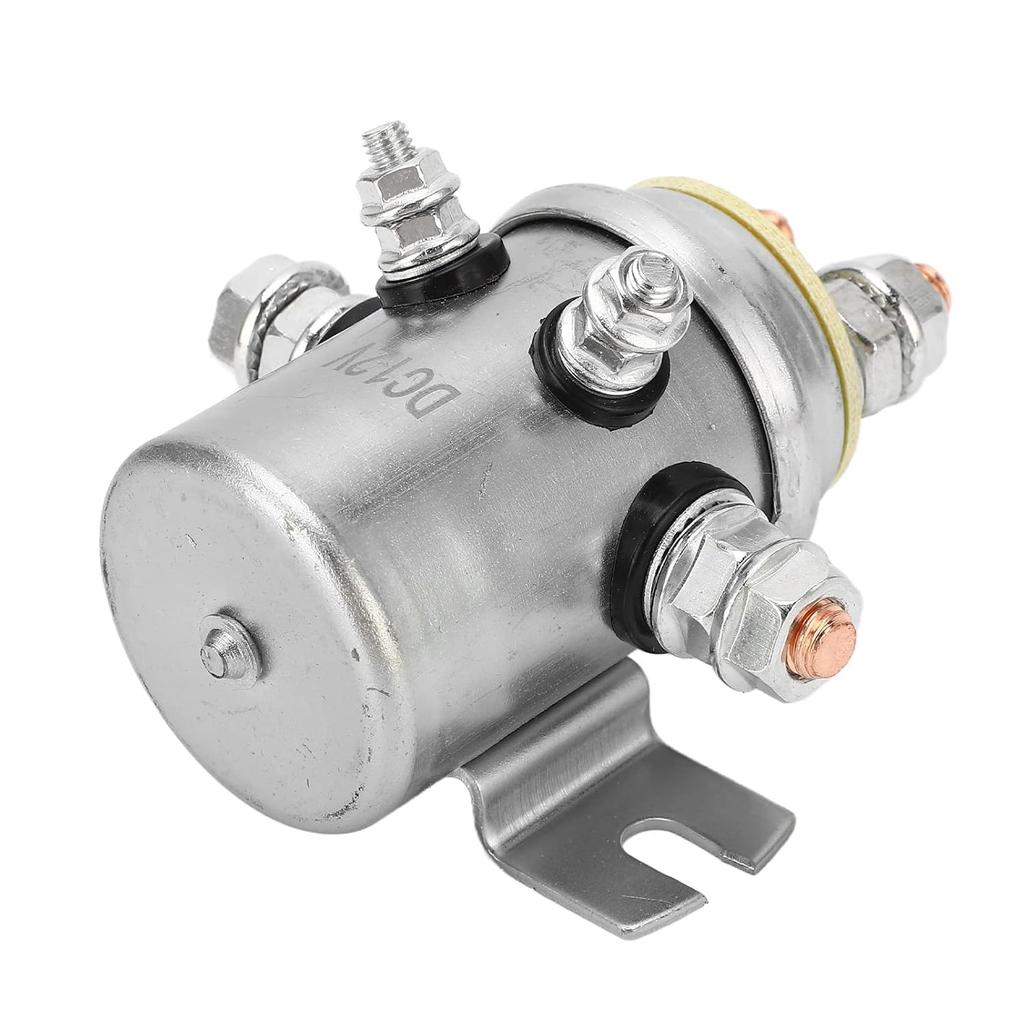 Winch Relay, Waterproof Relay 600A DC 12V Durable Brass Coil for Snowmobile Winch Solenoid Winch Relay Solenoid