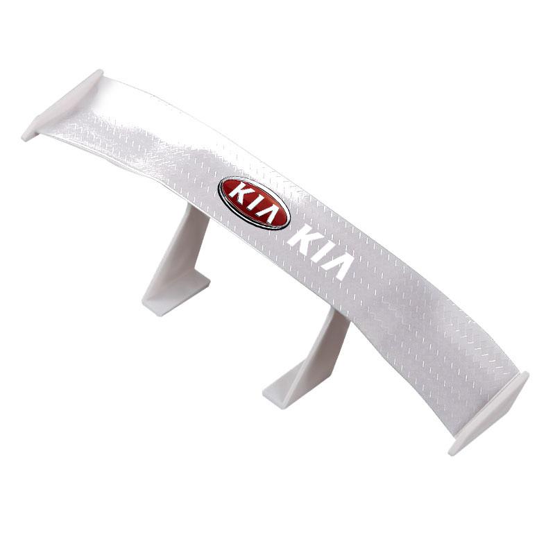 Carbon Fiber Look Car Mini Rear Spoiler Mini Wing Small Model Decoration For KIA Cerato Sportage R K2 K3 K5 RIO 3 4 Sorento Picanto