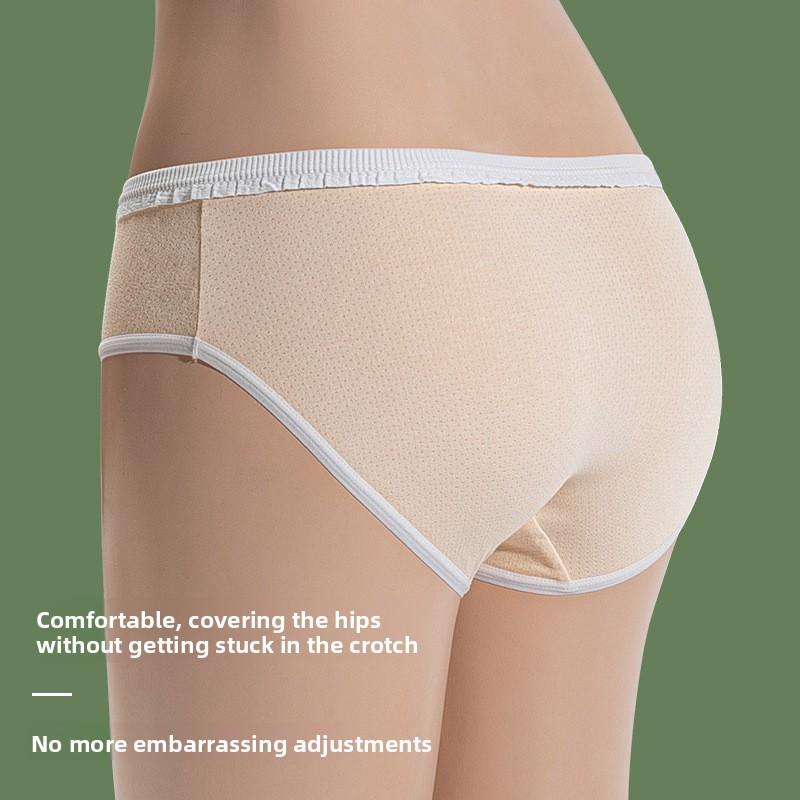 Women's Antibacterial Pure Cotton Breathable Mid-Waist Plus Size Cute Triangle Panties