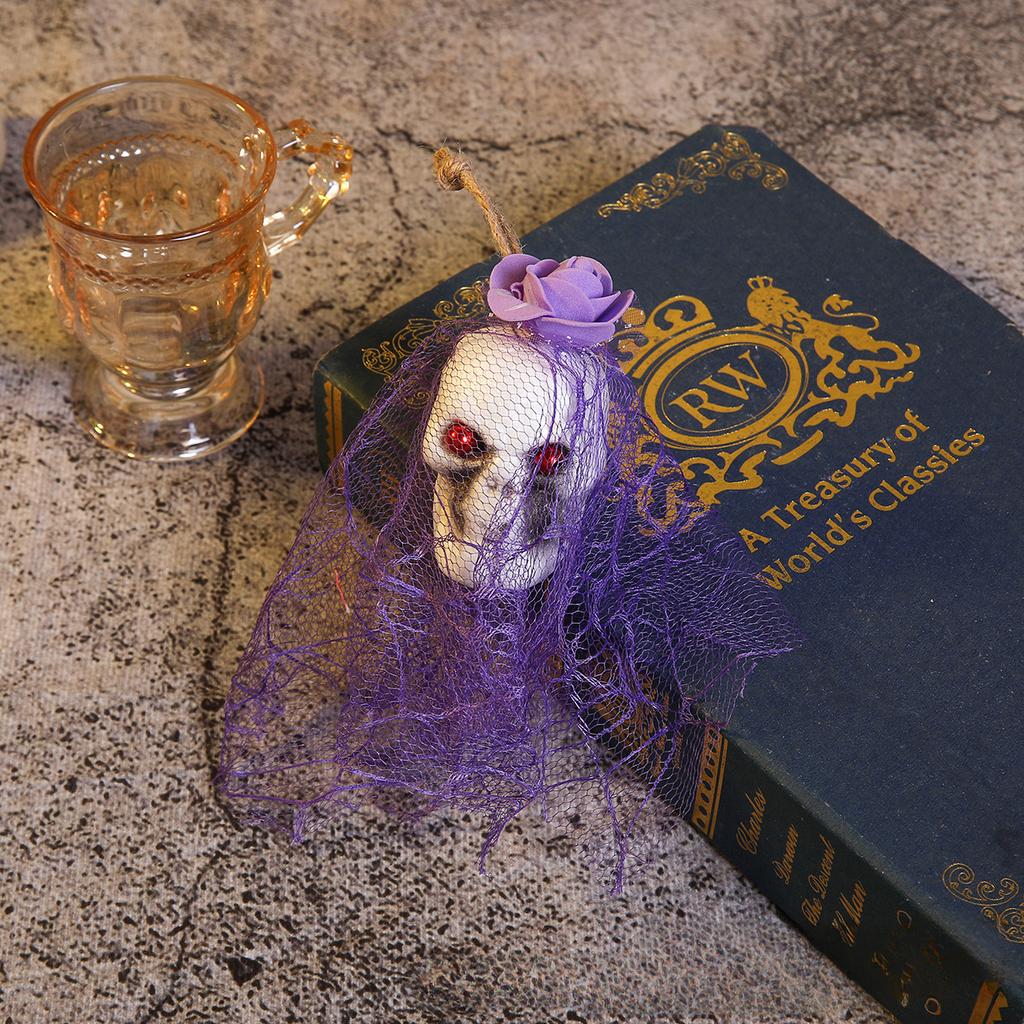 Halloween Decorations, Ghost Brides, Hanging Ghosts, New Styles, Haunted House Escape Room Decorations, Party Horror Decoration Props, Small Skulls
