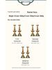 Retro Pure Copper Candlestick for Spring Festival or Weddings