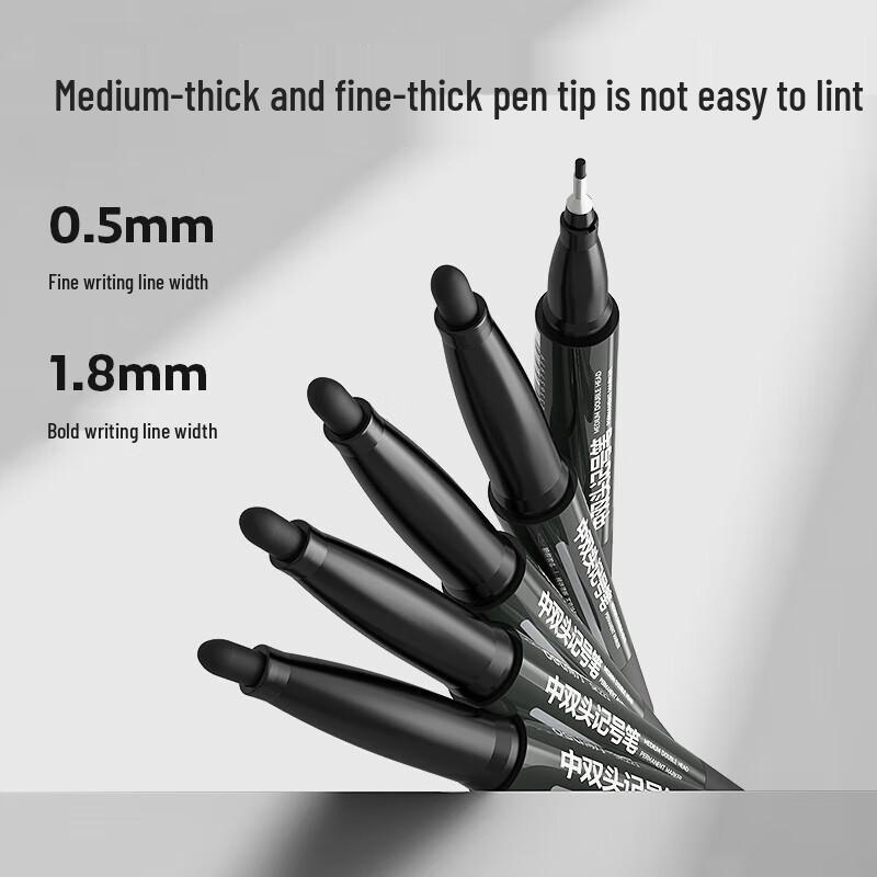 Deli SK221 Dual Tip Permanent Markers