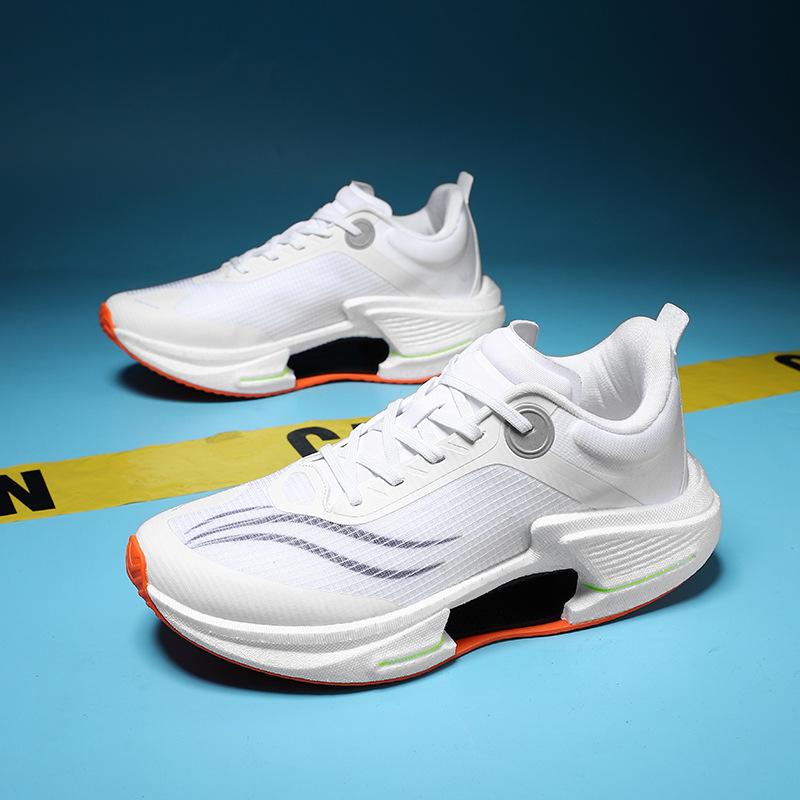 Men's Trend Air Cushion Basketball Shoes with Shock Absorption and High-quality Sports Shoes for Running