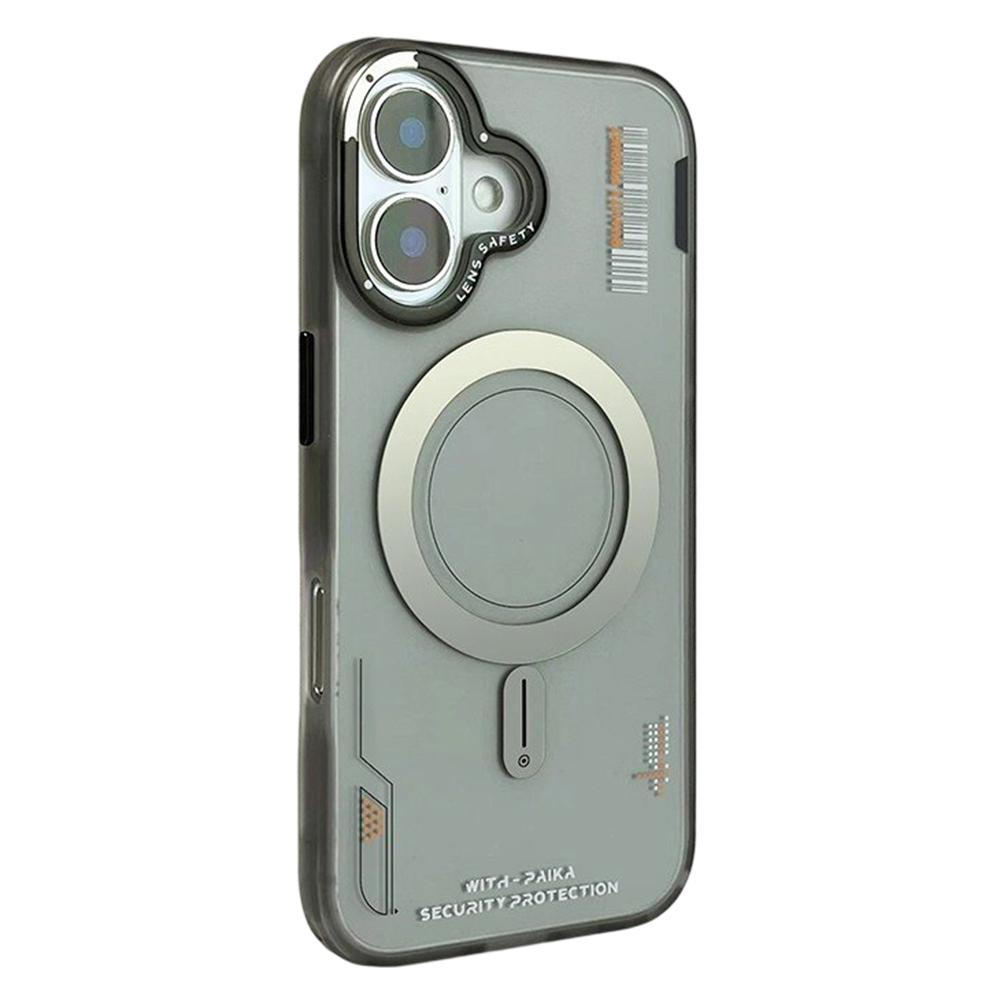 

PAIKA Серія Золоті Піски Для iPhone 16 Plus Чохол Сумісний з MagSafe Матовий PC + TPU Чохол для Телефона