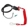Outboard Engine Kill Switch ABS Waterproof Telescopic 75mm Marine Motor Flameout Switch for T30 T15