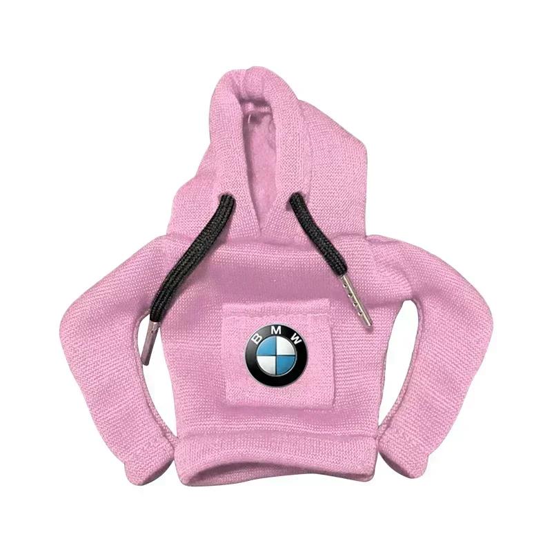 

Hoodie Car Gear Car Shift Lever Cover Car Gear Shift Knob Styling For BMW M M3 M4 M5 F20 E28 E36 E39 E46 E91 Performance X1 X2 рожевий