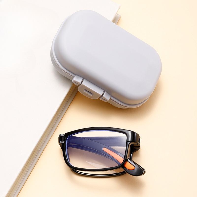 Folding Anti Blue Light Reading Glasses Men Women High Definition Pocket Portable FULL Frame Presbyopia Eyeglasses