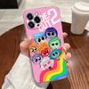 Inside Out Anger Sadness Disgust Phone Case For iPhone 17 Pro Max 17E 11 12 13 14 15 16 Pro Max Plus 17 Air 16E 7 XS Soft Cover