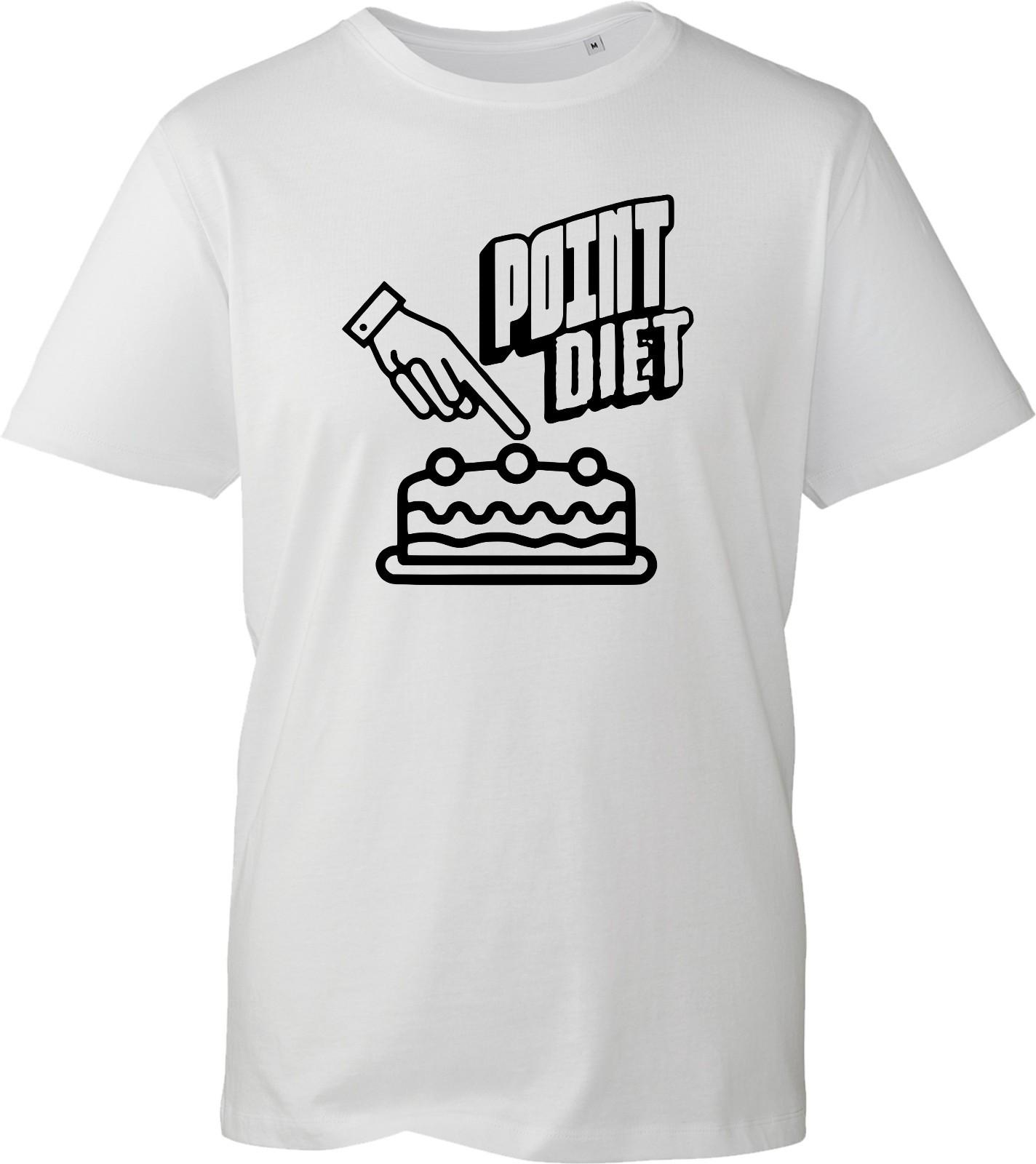 Don t Diet Point Diet T Shirt Mens Black Funny Slogan Graphic Novelty Joke Tee S