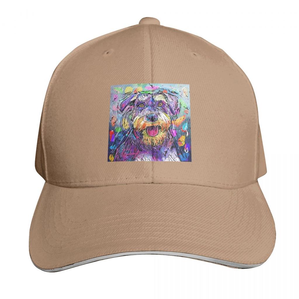Fun Frisky Full Color Schnauzer Baseball Cap foam party Hat Ball Cap Fishing cap golf hat genuine Womens Hats For The Sun Unisexs