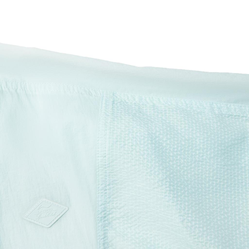 Li Ning Sports Lifestyle Series Solid Color Zipper Stand Collar Comfortable Breathable Versatile Windbreaker Women outerwear Light-Sky-Blue AFDV992-2