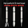 BROPPE Extended Cross Head Electric Screwdriver & S2 Bit Set, High Hardness Fine Head