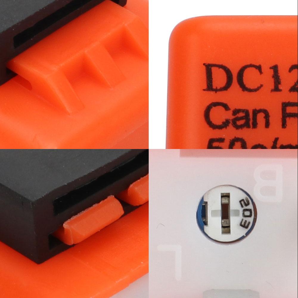 2Pin Motorcycle LED Flasher Relay Adjustable Frequency of Turn Signal Blinker Indicator Flasher Relays For Motorbike Accessories