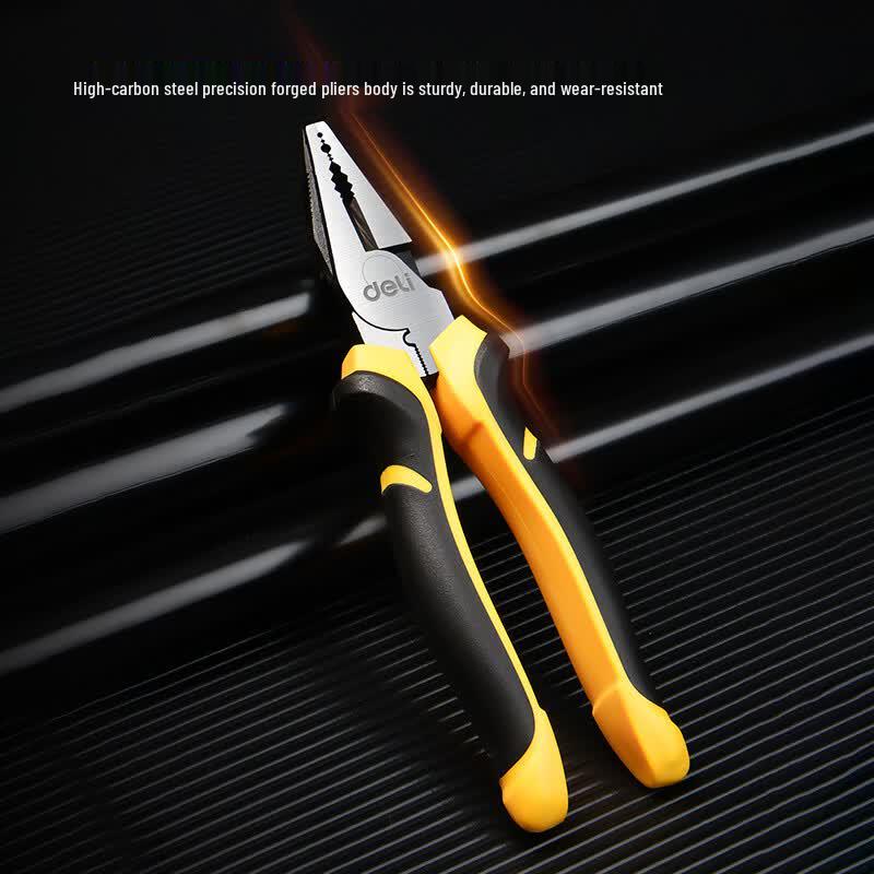 Deli 8-inch Multi-functional Industrial Wire Pliers