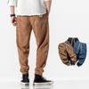 Men's Loose Fit Corduroy Casual Pants - Japanese & Chinese Style, Spring/Autumn Collection.