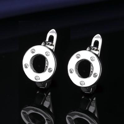 Rüzgar Moda Zirkon Abartılı Küpeler Yaratıcı Trend Küpeler Kişiselleştirilmiş Mizaç Metal Rüzgar Küpeleri Kadın