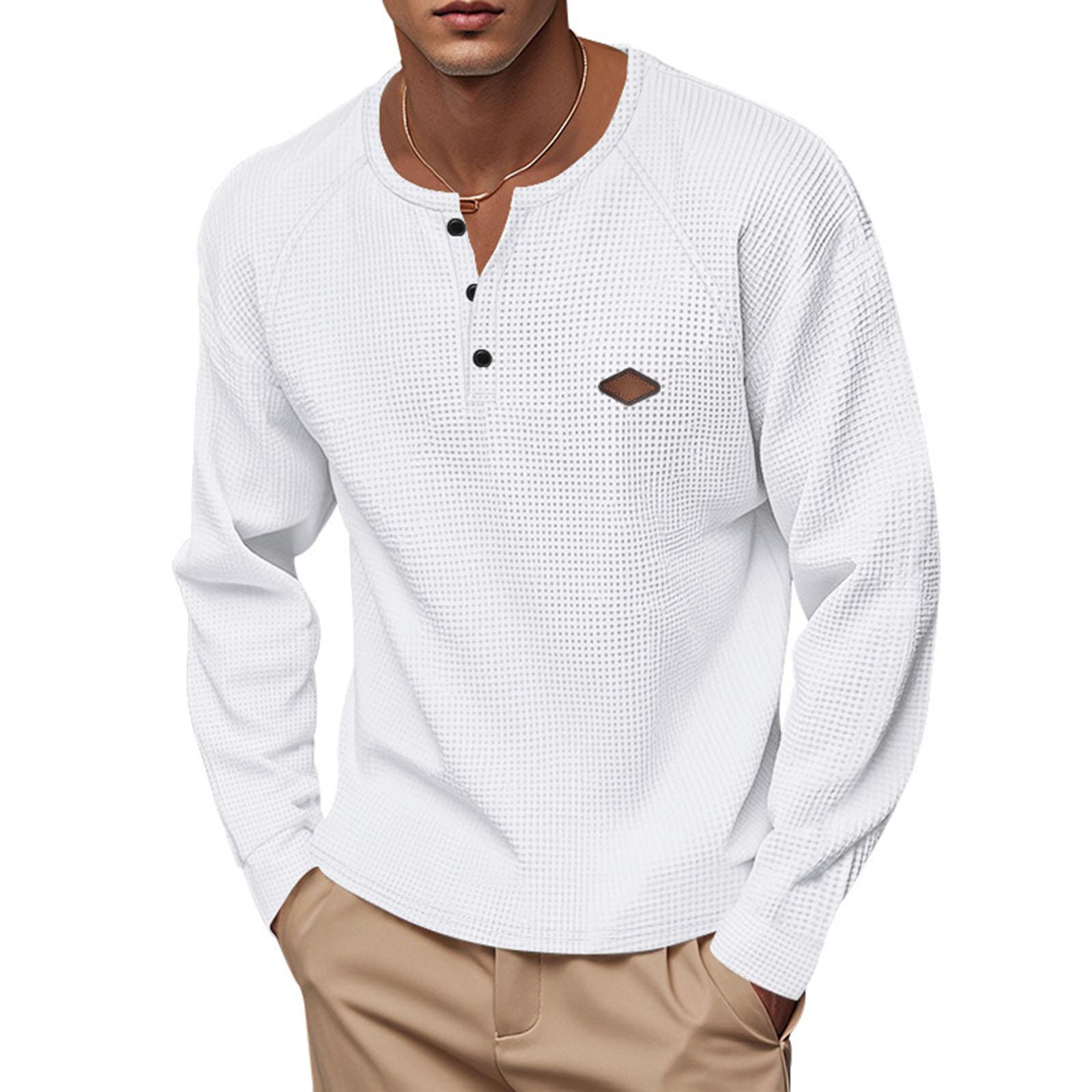 

Мужской Повседневный Американский Стиль Пряжка Быстросохнущий Втачной Рукав Длинные Рукава Верхняя Одежда XL белый