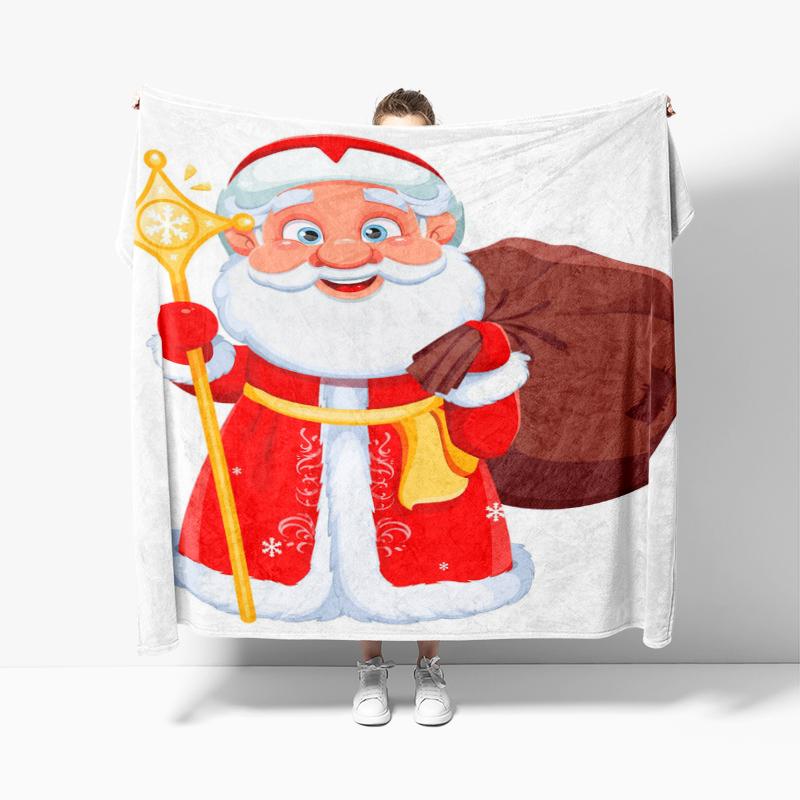 Wohndekoration Plüsch Überwurf Sofadecke Tagesdecke Bett flauschig weiche Decken Dekor Plaid Modern Halloween Frohe Weihnachten Winter