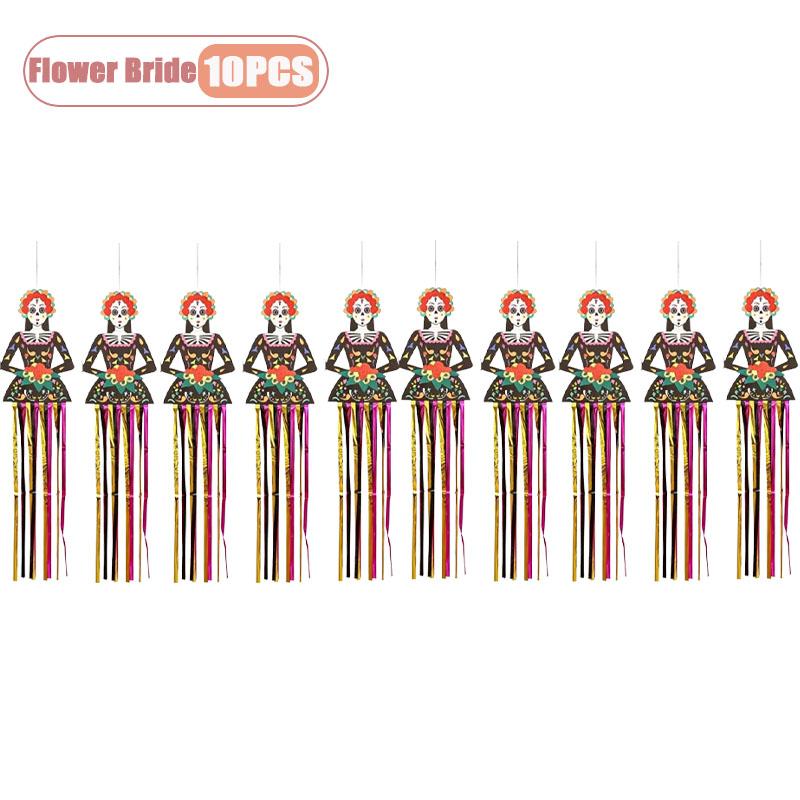 1-20PCS Halloween Pumpkin Bat Hanging Garland Party Decor for Bar Mall Scene Setup Background Wall Atmosphere Props