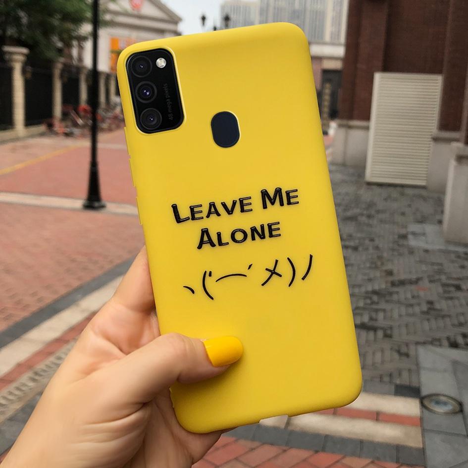 Pro Samsung M21 Pouzdro 6,4 palce Měkký Silikonový Kryt s Srdcem TPU Pro Samsung Galaxy M21 M 21 SM-M215F M215 Zadní Kryt Telefonu Funda