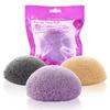 Puff Natural Cleanse Exfoliator Puff Face Cleaning Sponge Round Shape Konjac Face Washing Sponge Facial Tool
