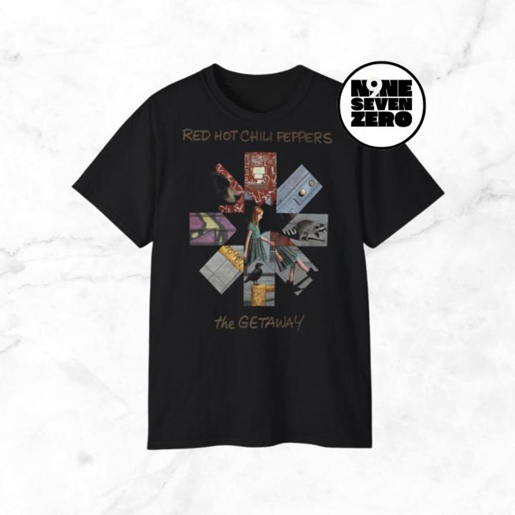 Red Hot Chili Peppers The Getaway T-Shirt – Black Rock Music Tee