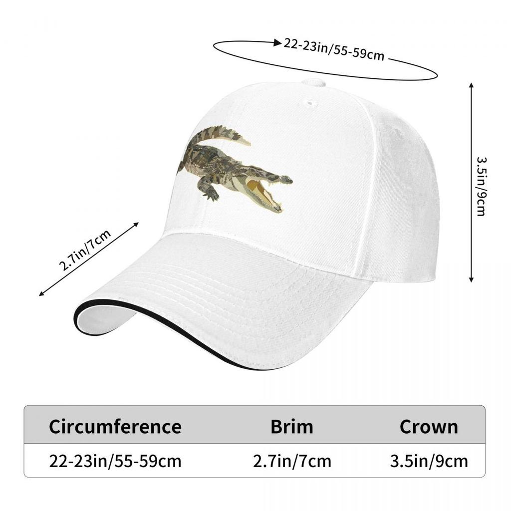 Unisex Baseball Hats C Is For Crocodile Outdoor Streetwear Summer Sports Baseball Caps Hip Hop Cap Casquette Polychromatic Hats