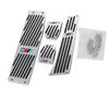 CBO1 1set Aluminum Car Accelerator Pedal Mat for F01 F02 F10 F20 F30 F31 F34 F48 F87 Car Accessories