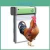 Solar Powered Remote Control Timed Chicken Coop Door With Waterproof Abs Material For Poultry Farming